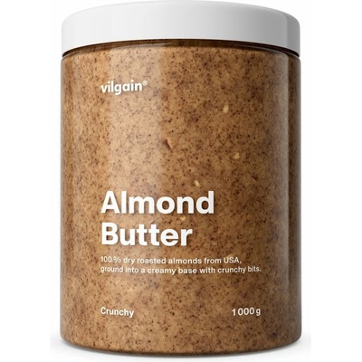 Vilgain Mandľové maslo BIO jemné mandle 1 kg