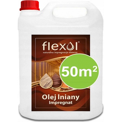 Lněný olej, přírodní impregnace na dřevo 5L Flexol – Sleviste.cz