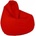 Pufrelax Пуф круша за деца 4-14 г. , 160л. , Nirvana Light - Teteron Red, За открито, Перящ се калъф, Пълнеж от Полистиролни перли