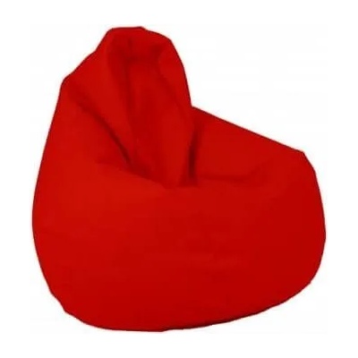 Pufrelax Пуф круша за деца 4-14 г. , 160л. , Nirvana Light - Teteron Red, За открито, Перящ се калъф, Пълнеж от Полистиролни перли