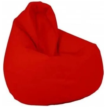 Image 1 of Pufrelax Пуф круша за деца 4-14 г. , 160л. , Nirvana Light - Teteron Red, За открито, Перящ се калъф, Пълнеж от Полистиролни перли