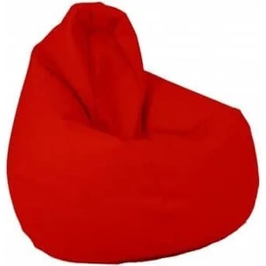Pufrelax Пуф круша за деца 4-14 г. , 160л. , Nirvana Light - Teteron Red, За открито, Перящ се калъф, Пълнеж от Полистиролни перли