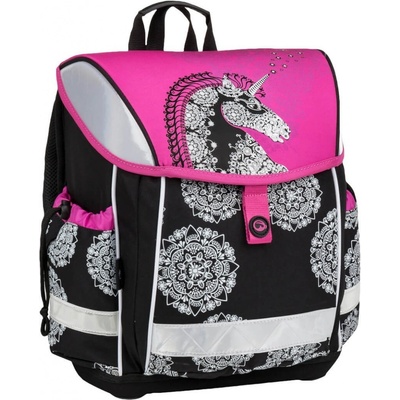 Bagmaster aktovka pre prváčky Lim 9 A Pink/Black/White