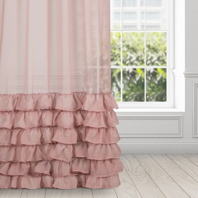 Takoy DIVA LINE Hotová záclona DOLLY s volánky 140 x 250 cm-HF-326147 | 140 x 250 cm