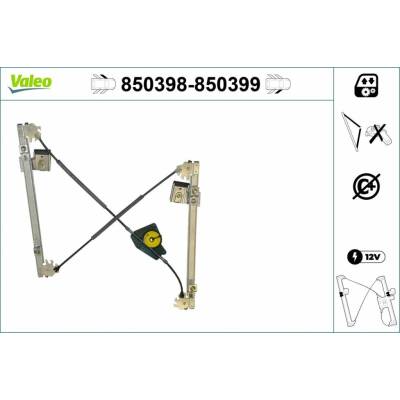 Mechanizmus zdvíhania okna VALEO 850398