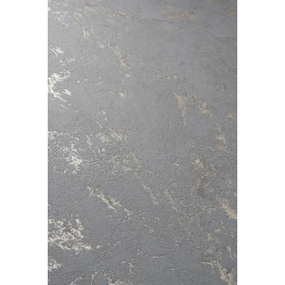 Erismann B10601-47 vliesová Šedo-zlatá tapeta s efektem omítky, rozměry 10,05 x 0,53 m