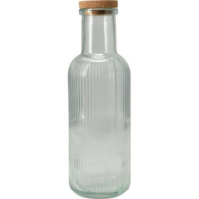 H&L Skleněná láhev s korkovým víčkem, 1l, čirá – Hledejceny.cz
