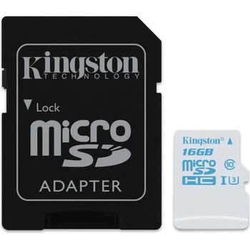 Kingston Action Camera microSDHC 16GB Class 10 UHS-I U3 SDCAC/16GB