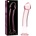 IBIZA Nebula Model 11 Dildo Borosilicate Glass 16x3cm Pink