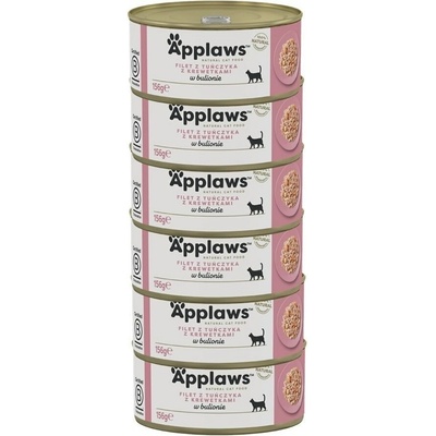 Applaws Filé z tuňáka krevety 6 x 156 g