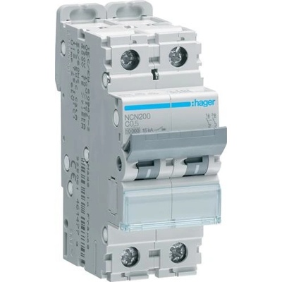 Hager NCN210 2 pól. 10A, char.C, 10 kA