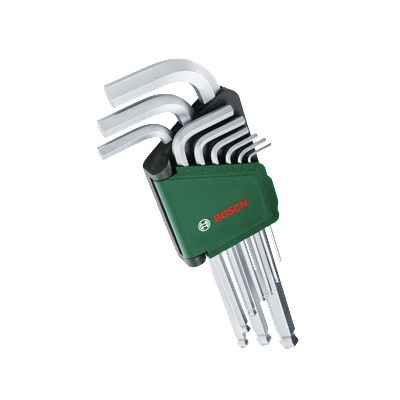 Bosch комплект шестостенни ключове 9 части (1600A02BX9)