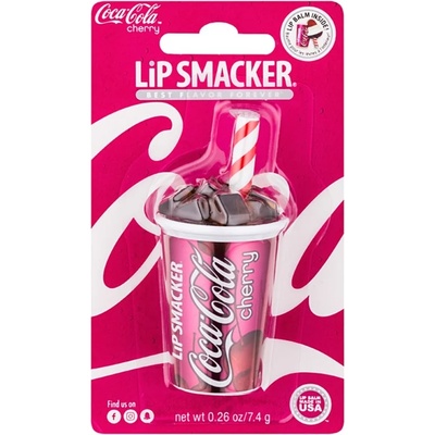 Lip Smacker Coca Cola стилен балсам за устни в чашка вкус Cherry 7.4 гр