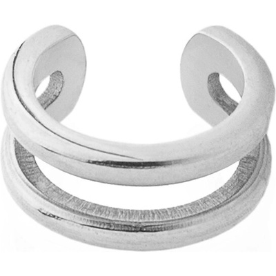 Franco Bene Dvousečná ear cuff náušnice stříbrná 162