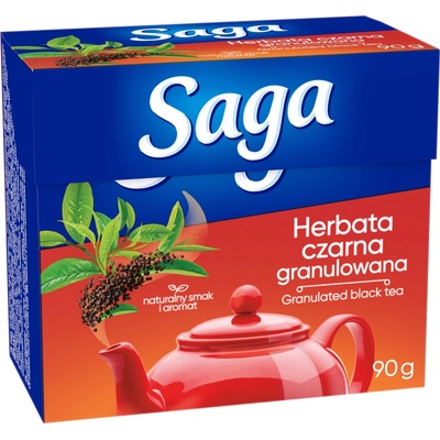 Saga Čierny čaj Granulovaný 90 G