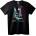 NOONEBRAND Тениска Неонов Godzilla в grad - 2XL, White