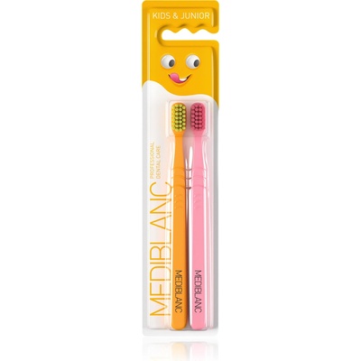 Mediblanc Detská kefka Ultra Soft Oranžová/Ružová 2 ks