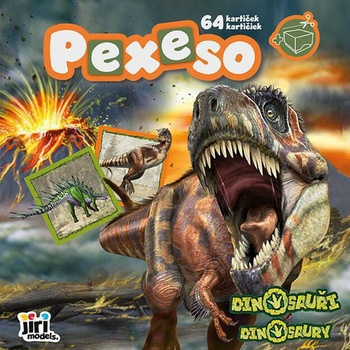 Jiri Models Pexeso v zošite Dinosaury