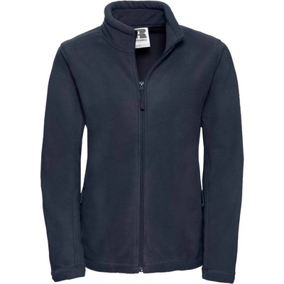 Women's fleece with long zipper non-pilling fleece modrá