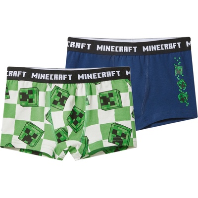 Chlapecké boxerky 2 kusy navy modrá / bílá – Zbozi.Blesk.cz