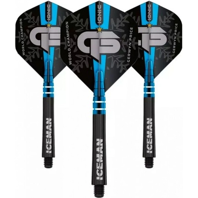 Red Dragon Sada letek a násadek - Gerwyn Price Combo - World Champion - black