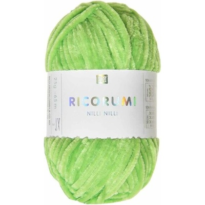 Rico Design Ženilková priadza Ricorumi Nilli Nilli odtieň 030 neonovo zelená - 1 ks