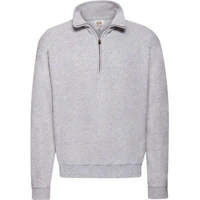 Fruit of the Loom mikina přes hlavu 62-114-0 heather grey