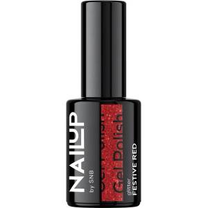 SNB Professional NailUP Гел лак за нокти, Празнично червено, 6 ml