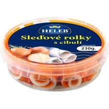 Heleb sleďové rolky s cibulí 230 g