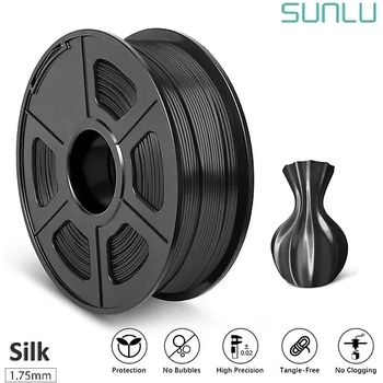 SUNLU SILK PLA+ BLACK 1.75mm SUNLU