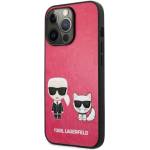KARL LAGERFELD Apple iPhone 13 Pro Karl & Choupette Cover fuchsia (KLHCP13LPCUSKCP)