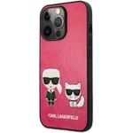 KARL LAGERFELD Apple iPhone 13 Pro Karl & Choupette Cover fuchsia (KLHCP13LPCUSKCP)