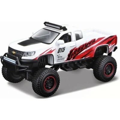 Maisto Rebels Chevrolet Colorado ZR2 4x4 Rebels 2017 Bílo-červený 1:40