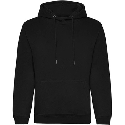 Just Hoods Unisex mikina s kapucňou JH201 Deep Black