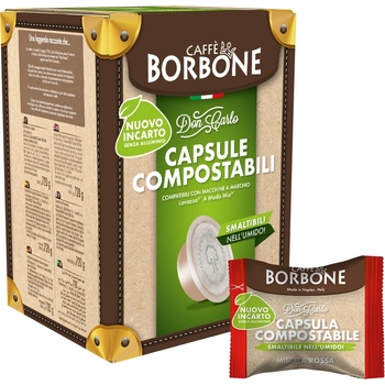 Caffè Borbone | Don Carlo Miscela Rossa Биоразградимо - 50 капсули за Lavazza A Modo Mio