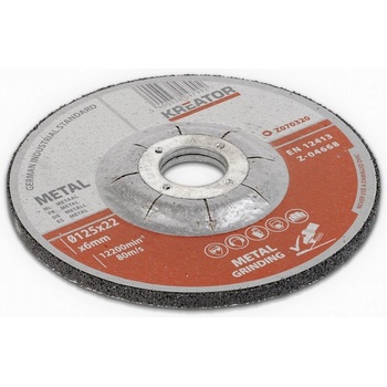 Kreator Brusný kotouč 125 x 6,0 x 22 mm KRT070320 3 ks