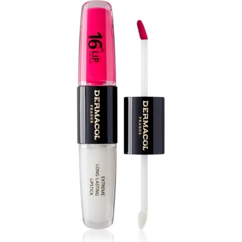 Dermacol 16H Lip Colour дълготрайно червило и гланц за устни цвят 38 2x4ml
