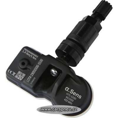 TPMS senzor | AUTEC alpha.sens 661585B černý | Hyundai, Kia | 52940-BV100, 52940-E2100