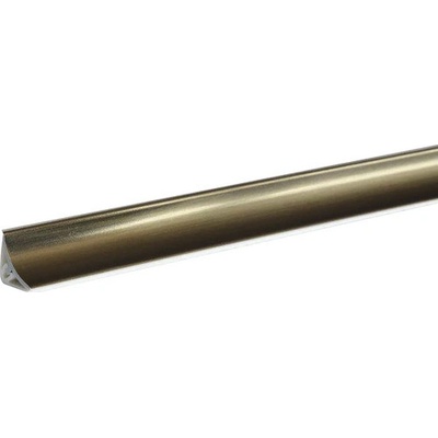 Tesniaca PVC lišta LB 15 3000 x 13,4 x 13,4 mm chróm
