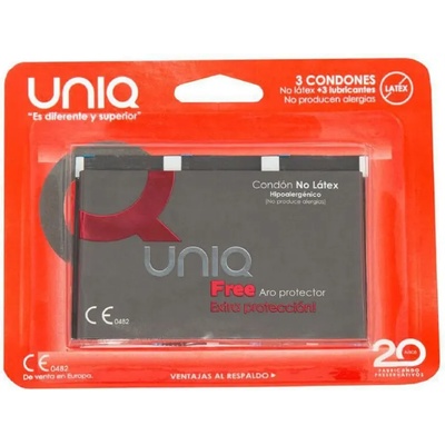 Uniq Free Condoms No Latex 3 pack