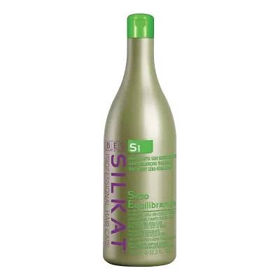 BES Себобалансиращ шампоан за мазна коса BES Silkat Sebo-Regulator Active Shampoo S1
