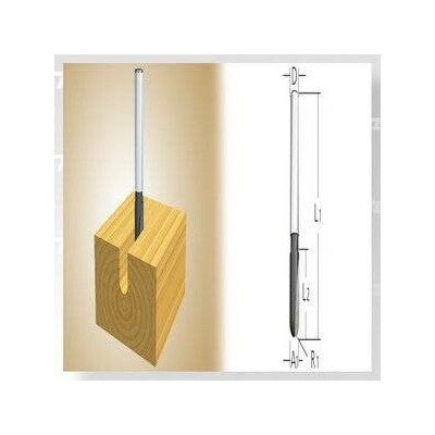 D-09329 - Makita Fréza drážkovací U Ø 6 mm, stopka 6 mm