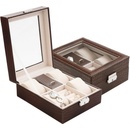 JKBox šperkovnice SP 1810 A21 hnědá