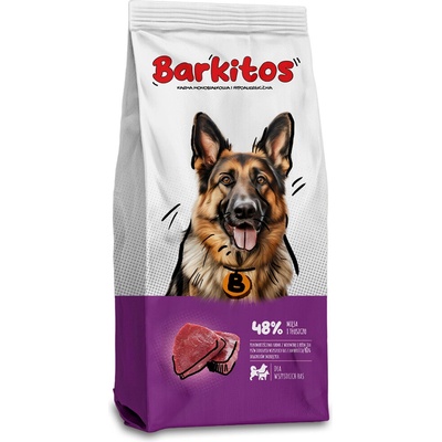 Barkitos Adult hovädzie mäso s ryžou 18 kg
