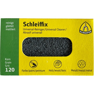 Schleiffix Универсален почистващ блок Schleiffix за метали, среден 120