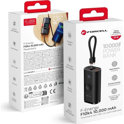 Forcell F-Energy F10K4 10000mAh čierna