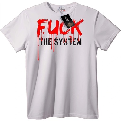 NOONEBRAND Тениска "Fuck the System" - 2XL, Black