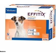 Effitix Spot-on S 4-10 kg 67 / 600 mg 4 x 1,1 ml