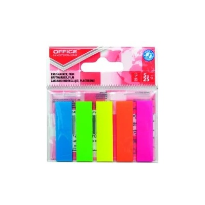 Office products Индекси Рvc 45х12мм 5 х 25 листа правоъгълни