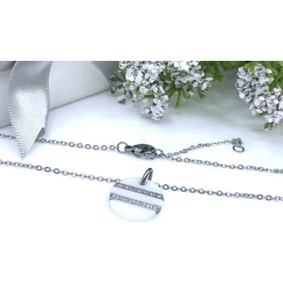 Jan Kos Jewellery Řetízek s přívěskem z oceli 12102288